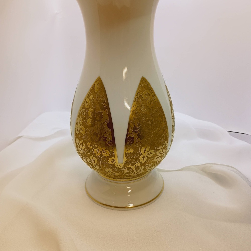 Bavaria Alka 22k Rhein gold beige vase